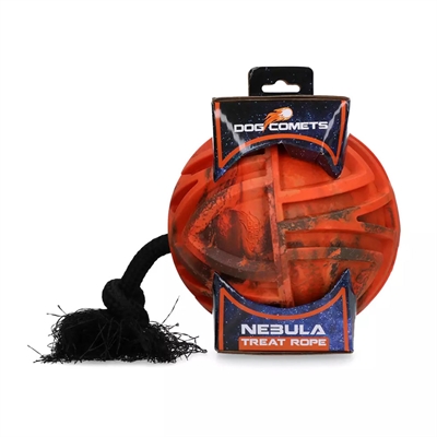 Dog Comets Nebula Treat Rope Orange